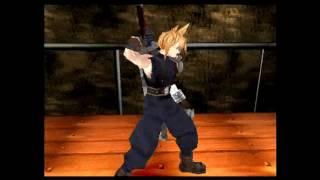 Ehrgeiz (PlayStation) Arcade Mode as Cloud