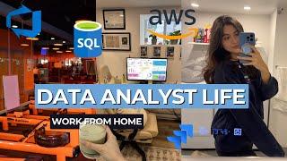 Day in the Life of a Data Analyst in Investment Banking *Work From Home with me!*