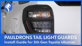 4RUNNER BEST-IN-SLOT - Pauldrons Premium Tail Light Guards for 5th Gen Toyota 4Runner | Tyger Auto