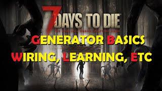 7 Days to Die Generator bank basics and wiring
