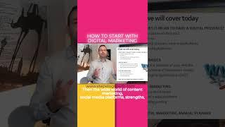 How to Start With Digital Marketing (4 ESSENTIAL Tips for Beginners). Digital Marketing 101. Part 1