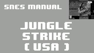 [SNES Manual] Jungle Strike (USA) [B&W] Animated Game Manual - for Super Nintendo / Famicom