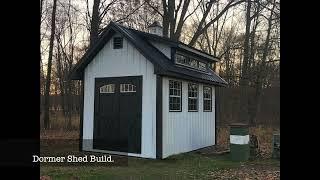 10x16 Dormer Shed Plans Build