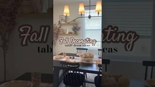 Decorating For FALL  tablescape ideas | Dining Room Fall Decorating #falldecorating #falldecor