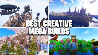 5 BEST Creative MEGA BUILDS in Minecraft (Best Mega Builds)