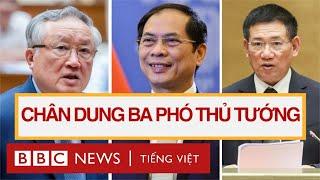 CHÂN DUNG BA TÂN PHÓ THỦ TƯỚNG CHÍNH PHỦ