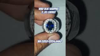 Vivid Blue Shappire..2,80 Carrat..Ring Emas Berlian #rubyrebus #gemstone #youtubeshorts #rareitem