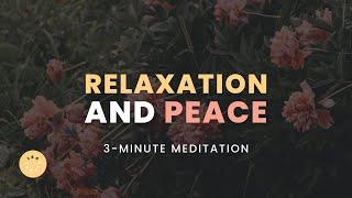 RELAXATION AND PEACE MEDITATION | DAILY 3-MINUTE GUIDED MEDITATION | APRIL 15, 2023 | 180RITUAL