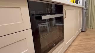 Как снять стекло духовки beko