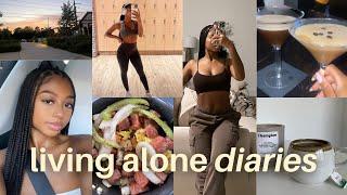 living alone diaries // productive days + in the gym + going out + at home beauty maintenance + more