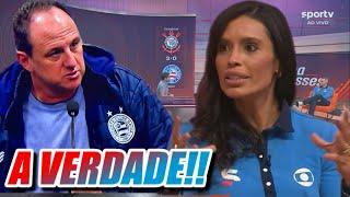 ”ACONTECE INTERNAMENTE”: ALLINE CALANDRINI EXPÕE SOBRE O BAHIA;️TONNBAHIA REAGE E ROGÉRIO CENI