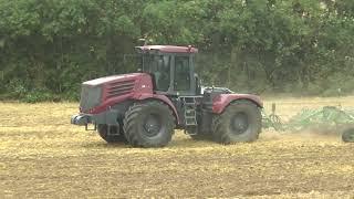 Kirovets Kirowez Kirovez K-743 tractor with Kerner cultivator in Germany