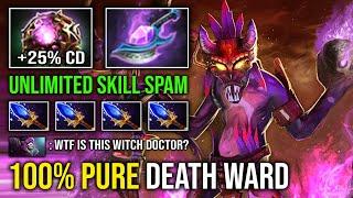 100% PURE DEATH WARD Solo Mid WD Unlimited Paralyzing Cask Bounce Imba Skill Spam Dota 2