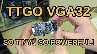 TTGO VGA32 - Tiny ESP32 FabGL Development Board