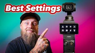 BEST SETTINGS for the DJI POCKET 3