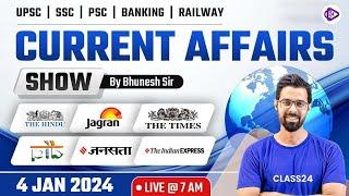 4 January 2024 Daily Current affairs | Current Affairs Today | The Hindu Analysis by Bhunesh Sir