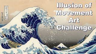 How to Create Illusion of Movement in Art - Art Challenge #3