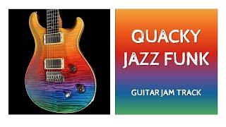 Quacky Jazz Funk Guitar Backing Track in G