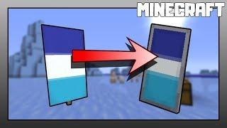 | | MINECRAFT | | How to Put a Banner On a Shield! 1.15 UPDATED