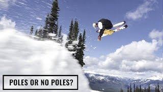 Poles or No Poles When Skiing?