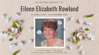 Celebrating the life of Eileen Elizabeth Rowland