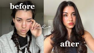 full summer RESET (everything shower, hair oiling, skincare routine, makeup)