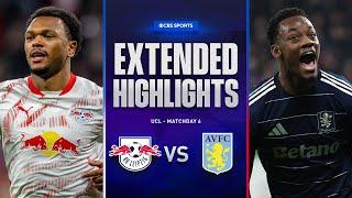 RB Leipzig vs. Aston Villa: Extended Highlights | UCL League Phase MD 6 | CBS Sports Golazo