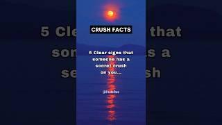 5 Clear signs someone has a secret crush on you  #shorts #psychologyfacts #subscribe