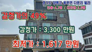 *매각완료('25.04/16):56%/경기도 양평군 용문면 다문리 다문초등학교 북측인근 빌라 제 102호-감정가의 49% /법원경매, 부동산 경매, npl경매tv, npl경매컨설팅