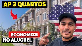 ALUGUEL BARATO NOS ESTADOS UNIDOS #3 - (APARTAMENTO COM 3 QUARTOS)