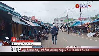 Jaga Stabilitas Harga DKP Monitoring Harga di Pasar Tradisional Saumlaki
