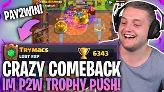  ICH wollte SCHON RAGE QUITTEN und DANN DAS?! | Unglaublicher Trophy Push auf dem P2W Account!