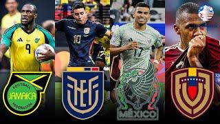 MEXICO LOSES?! Venezuela DEFEATS Mexico & Ecuador TAKE DOWN Jamaica 3-1! | Copa America 2024
