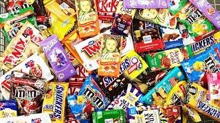 A Lot Of NEW Candy 2018 #33 ASMR / АСМР ЗАКУПКА Сладостей Алёнка, Ritter Sport, Alpen Gold, M&Ms