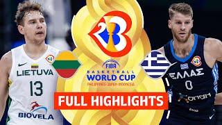 Lithuania  vs Greece  | Full Game Highlights | FIBA Basketball World Cup 2023