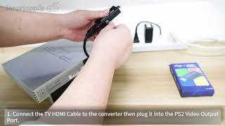 How to Setup the PS2 to HDMI adapter converter