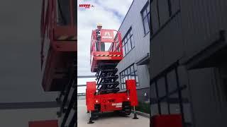 Caterpillar/ tracked scissor lift, 14m work height