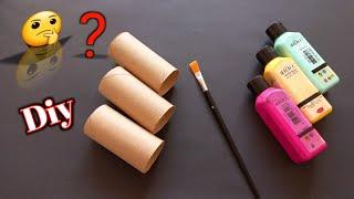 awesome idea for home decoration with toilet paper rolls! recycling ideas