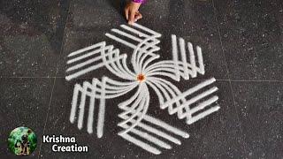 Karthigai madham special padi kolam  5*3 Simple padi kolam  padi kolam muggulu  beautiful Rangoli