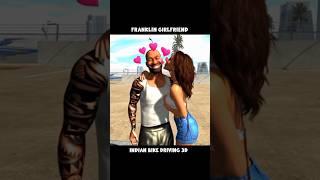 Franklin Girlfriend  Indian Bike Driving 3d  | #ibd3d #gaming #shorts #gta5