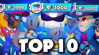 Top 10 Easiest MAX TIERS in Brawl Stars (New Meta) - Season 32