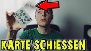 KARTE AUS DECK SCHIESSEN LERNEN - TUTORIAL ZUM NACHMACHEN - #7 Zauberei-Basics