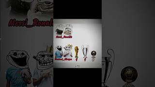 Messi & Ronaldo vs Mbappe & HAALANDin the trophies#shorts #messi #ronaldo #mbappe #haaland