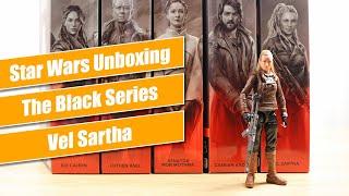 Vel Sartha (Andor) Black Series 6" Figure - Star Wars Unboxing