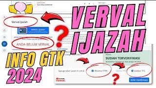 Lengkap ‼️ Panduan Verval Ijazah di Info GTK 2024