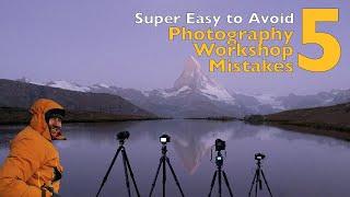 5 Photography Workshop Mistakes You MUST Avoid! #landscapephotography #photography