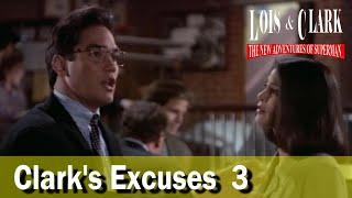 Lois & Clark - Clark's Excuses [3] /Clark runs off when someone needs Superman