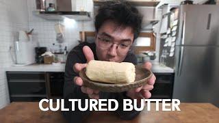 I tried making kefir cultured butter