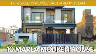 10 Marla | Ultra Luxury Modern Park Facing House | For Sale In Royal Orchard Multan | ZSB Marketing