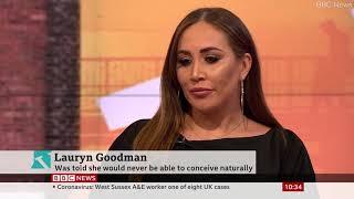 Model Lauren Goodman reveals her shock at being 5 months pregnancy | Lauren Goodman Interview on BBC